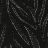 Black Zebra Jersey Knit, Polyester