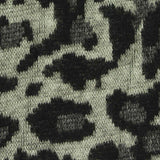 Black Leopard Interlock Knit, Poly-Viscose — texture