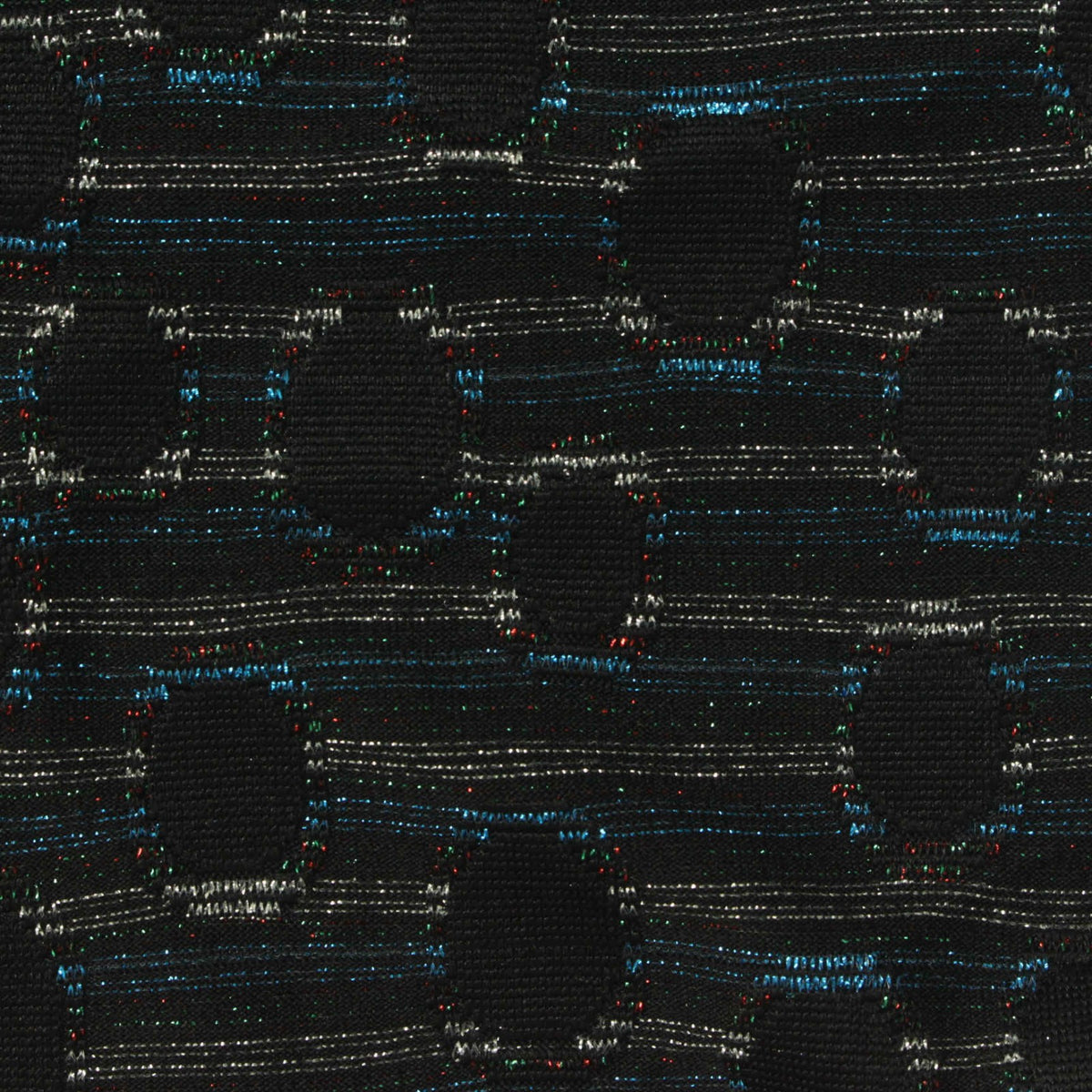 Blue Lines Pointelle Knit, Polyester