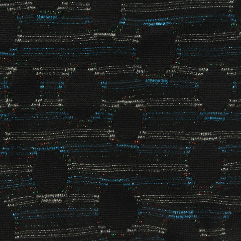 Blue Lines Pointelle Knit, Polyester