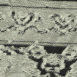 Black Geometric Jersey Knit, Viscose-Poly — texture
