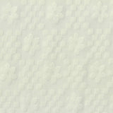 Cream Tone-on-Tone Floral Pointelle Knit, Polyester