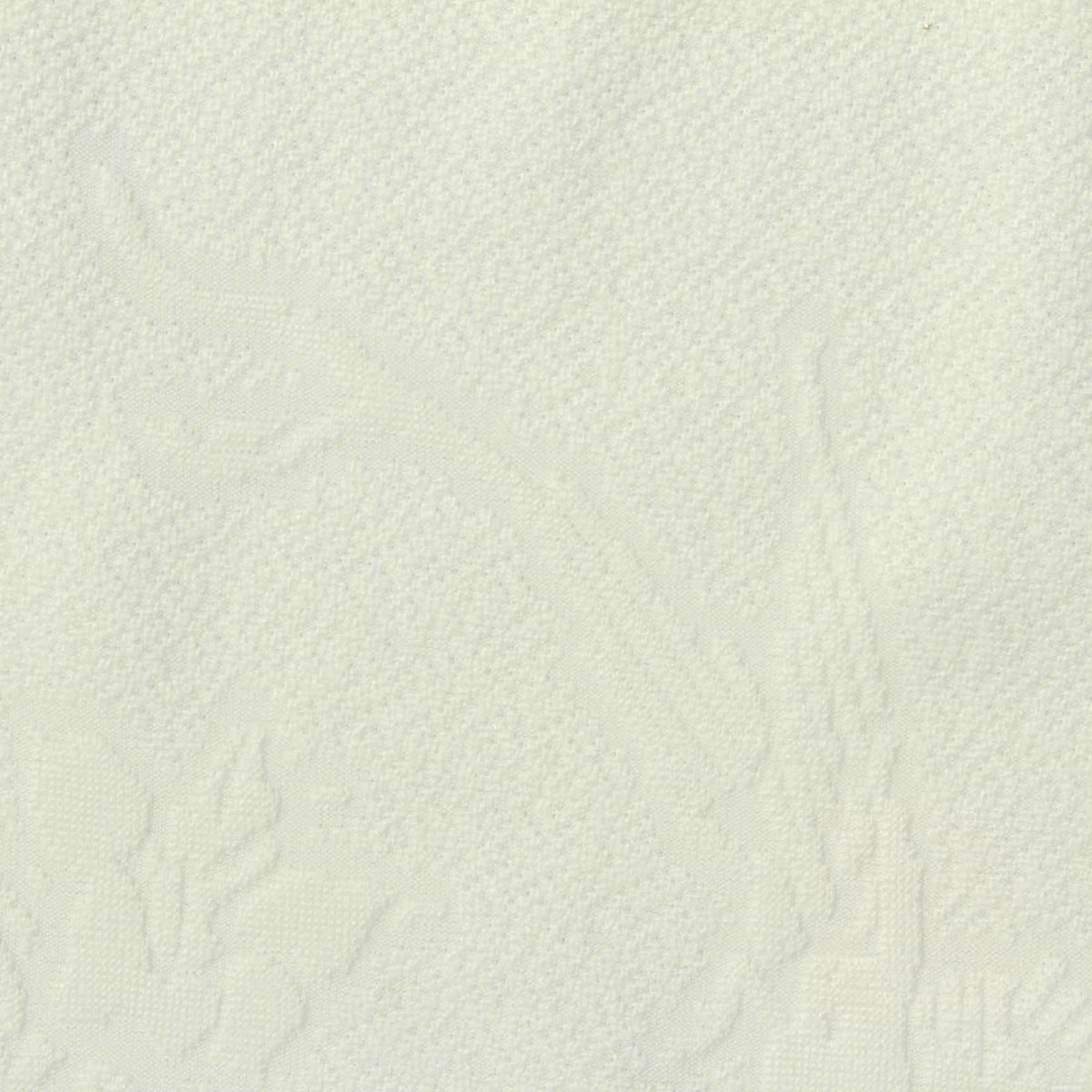 Cream Tone-on-Tone Floral Pointelle Knit, Polyester, 271 gsm