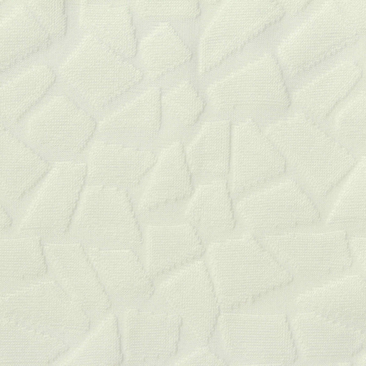 Jacquard Polyester Stretch Pointelle Knit Fabric, 284 gsm, 160 cm — White