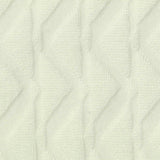 Cream Tone-on-Tone Pointelle Knit, Poly-Viscose — texture