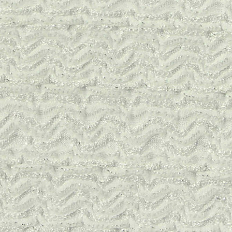 White Chevron Jersey Knit, Polyester