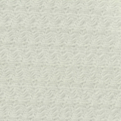 White Chevron Jersey Knit, Polyester