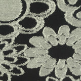 Jacquard Viscose Polyester Stretch Jersey Knit Fabric, 158 gsm, 175 cm — Black