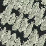 Off-White Textured Jersey Knit, Viscose-Poly — texture