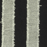 Black Vertical-Stripe Jersey Knit, Viscose-Poly — texture
