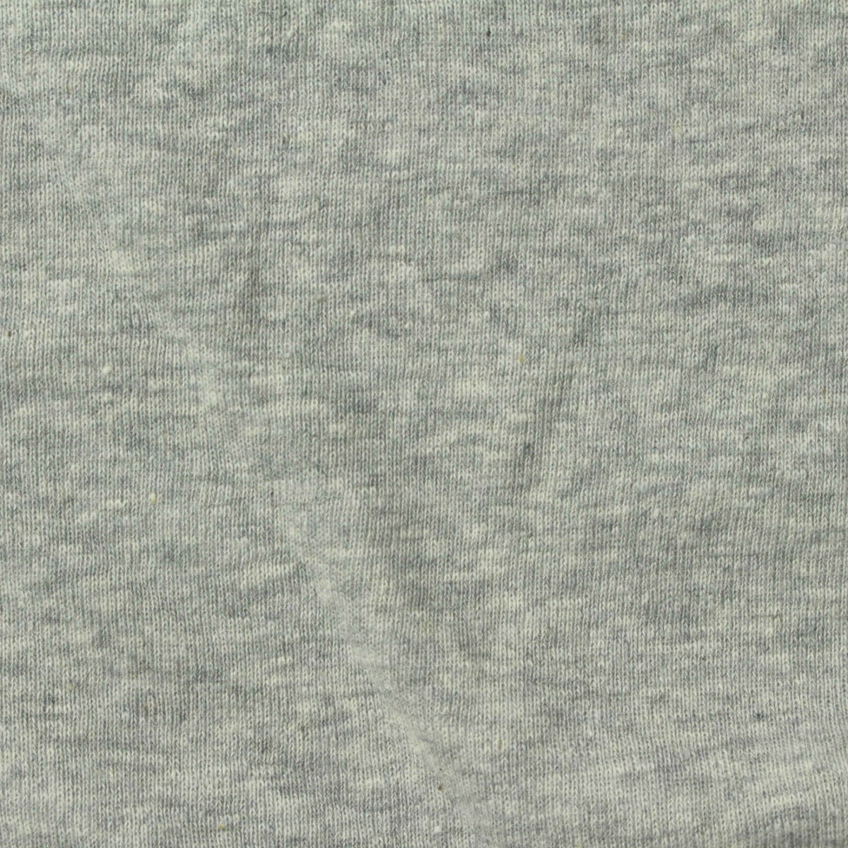 Grey Marl Rib Knit, Cotton, 180 gsm, 170 cm