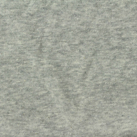 Grey Marl Rib Knit, Cotton, 180 gsm, 170 cm