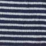 Navy Horizontal-Stripe Rib Knit