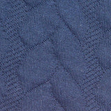 Blue Chevron Scuba Knit, Polyester — texture