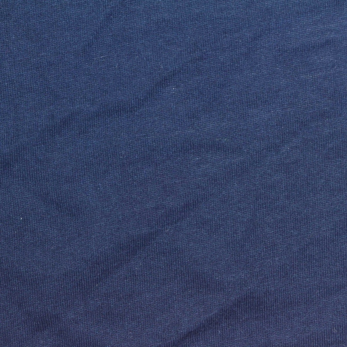 Polyester Cotton Jersey Knit Fabric, 130 gsm, 150 cm — Navy