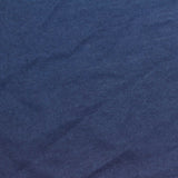 Polyester Cotton Jersey Knit Fabric, 130 gsm, 150 cm — Navy