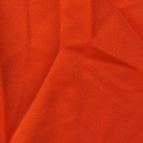 100% Polyester Interlock Knit Fabric, 230 gsm, 180 cm — Orange