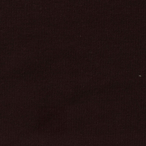 Brushed Polyester Cotton Rib Knit Fabric, 260 gsm, 165 cm — Brown