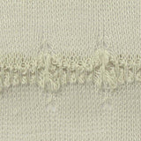 Cream Horizontal-Band Chunky Knit, Polyester — texture