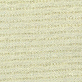 Cream Horizontal-Stripe Bouclé, Poly-Cotton — texture