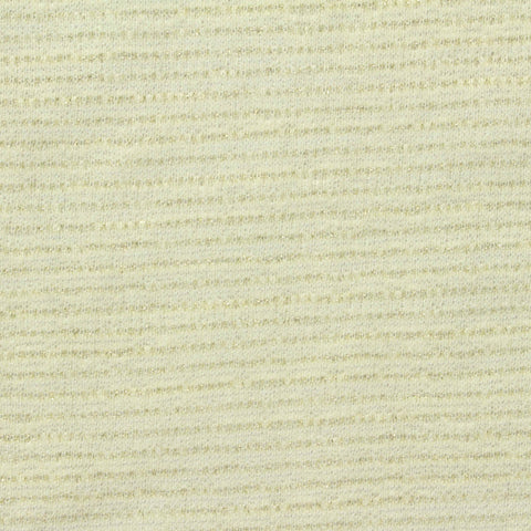 Cream Horizontal-Stripe Bouclé, Poly-Cotton, 218 gsm