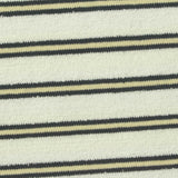 Cream Horizontal-Stripe Chunky Knit, Polyester