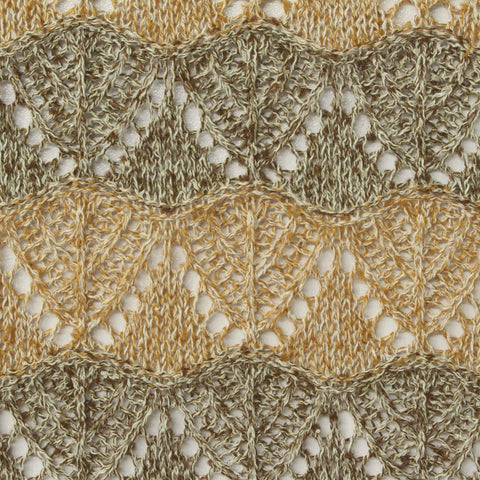 Brown Openwork Chunky Knit, Polyester