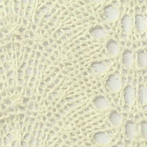 Cream Diamond Chunky Knit, Poly-Cotton, 260 gsm