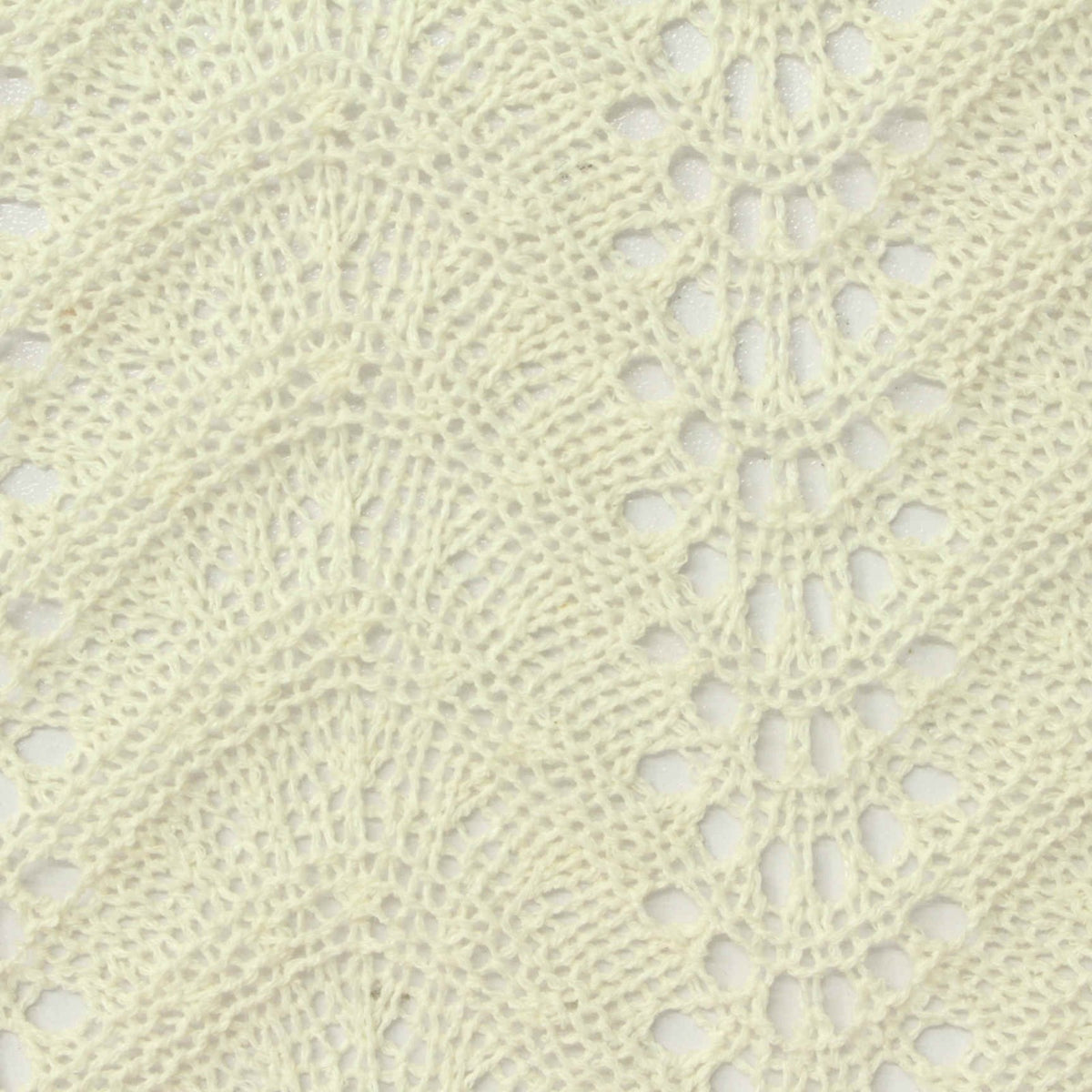 Cream Diamond Chunky Knit, Poly-Cotton, 260 gsm