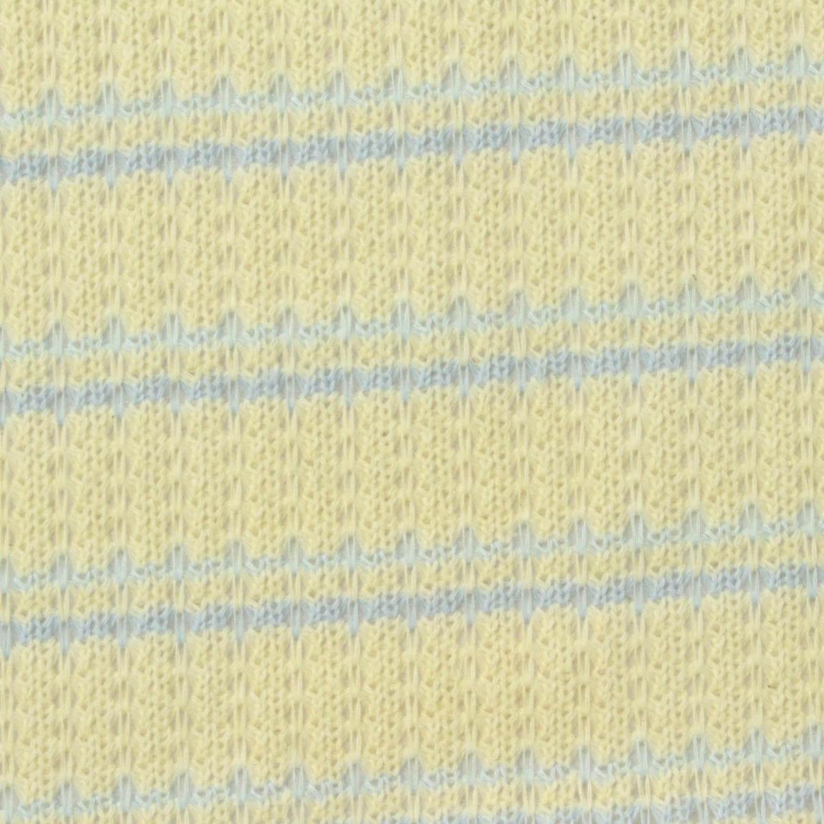 Yellow Horizontal-Stripe Jersey Knit, Poly-Cotton, 248 gsm
