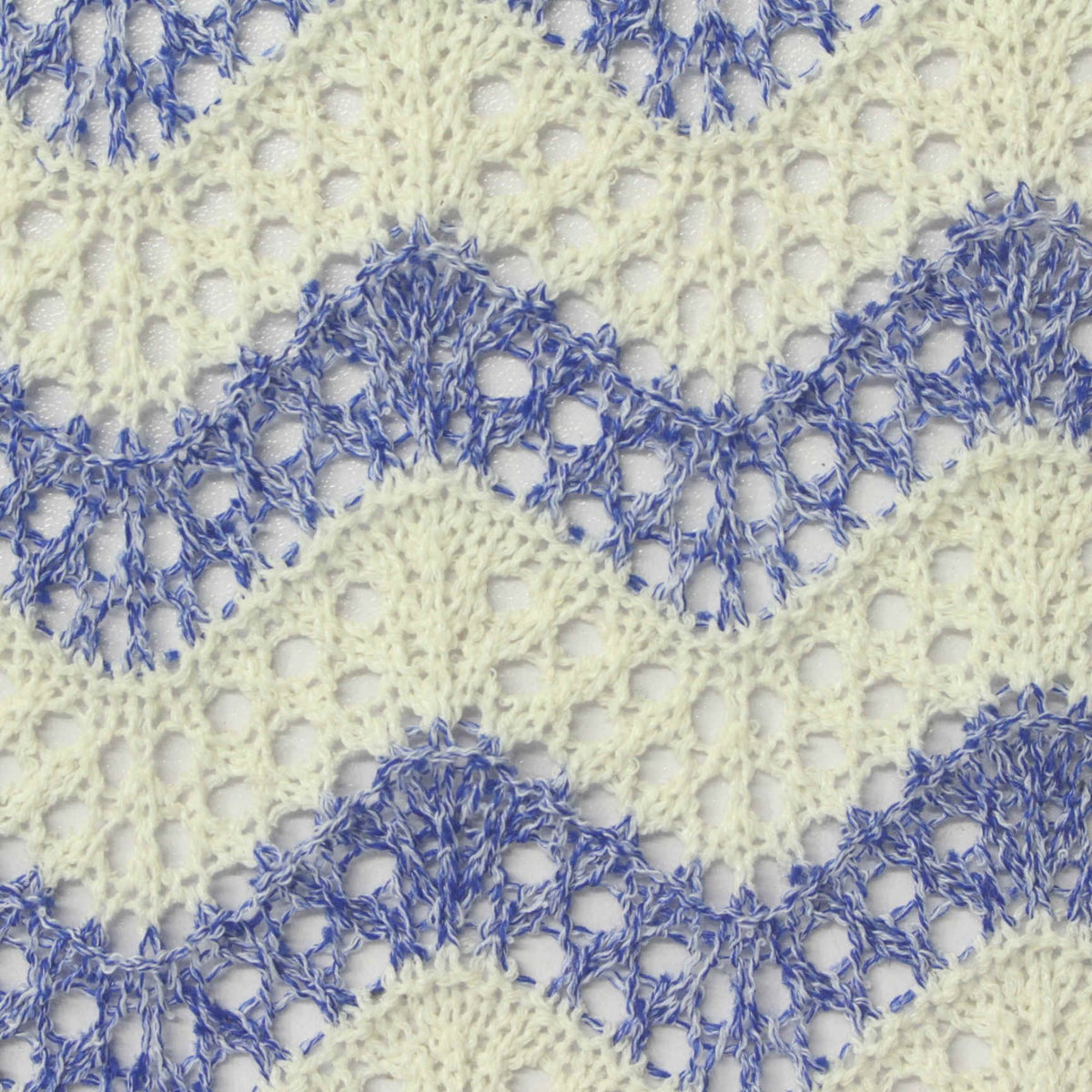 Cream Marl Chunky Knit, Poly-Cotton, 263 gsm