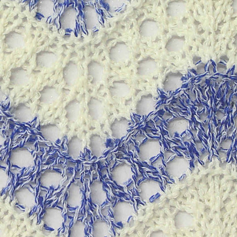 Cream Marl Chunky Knit, Poly-Cotton, 263 gsm