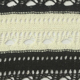 Black Bands Chunky Knit, Polyester