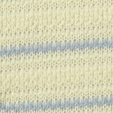 Light Blue Horizontal-Stripe Chunky Knit, Polyester — texture