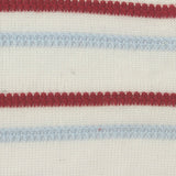 Red Horizontal-Stripe Chunky Knit, Polyester