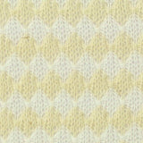 Light Yellow Diamond Chunky Knit, Cotton-Poly — texture