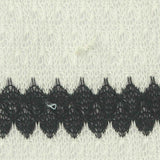 Black Bands Chunky Knit, Polyester — texture