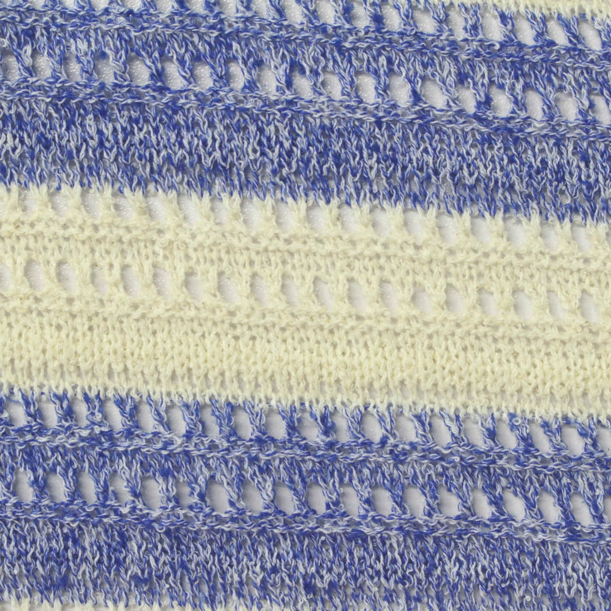 Blue Marl Chunky Knit, Polyester, 270 gsm