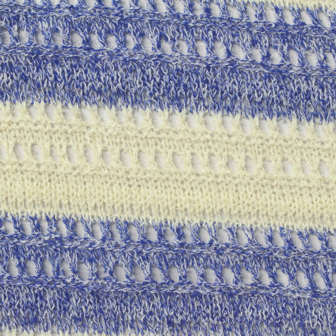 Blue Marl Chunky Knit, Polyester, 270 gsm