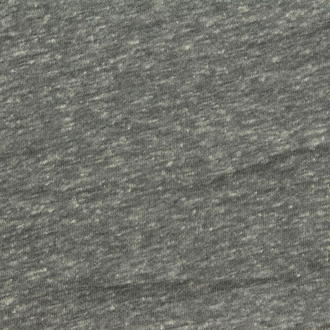 Grey Marl Jersey Knit, Poly-Cotton, 135 gsm