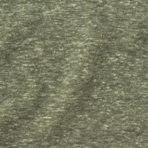 Green Marl Jersey Knit, Poly-Cotton, 143 gsm