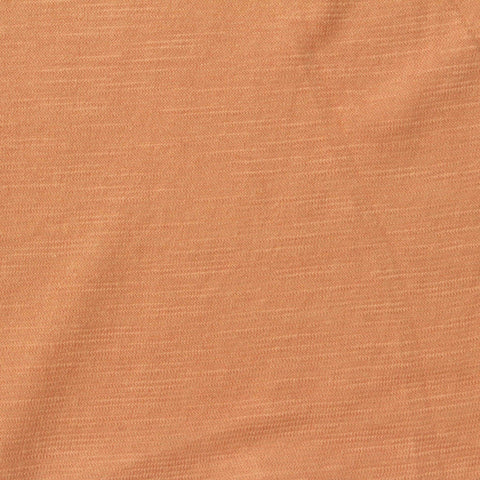 Orange Heather Jersey Knit, Cotton-Viscose