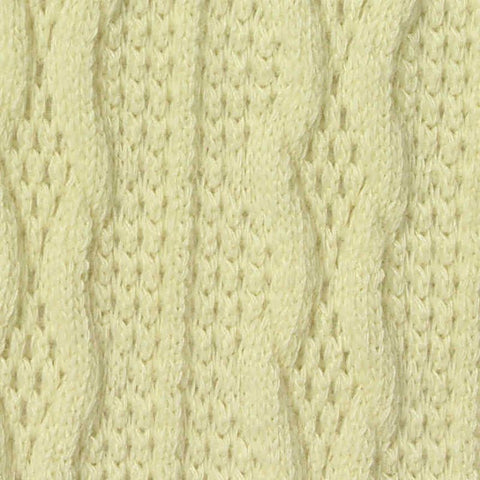 Yellow Openwork Jersey Knit, Polyester