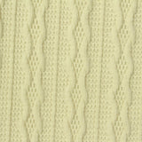 Yellow Openwork Jersey Knit, Polyester