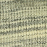 Marled Grey Horizontal-Stripe Waffle Knit, Cotton-Poly — texture