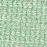 Polyester Viscose Stretch Waffle Knit Fabric, 230 gsm, 155 cm — Green — texture