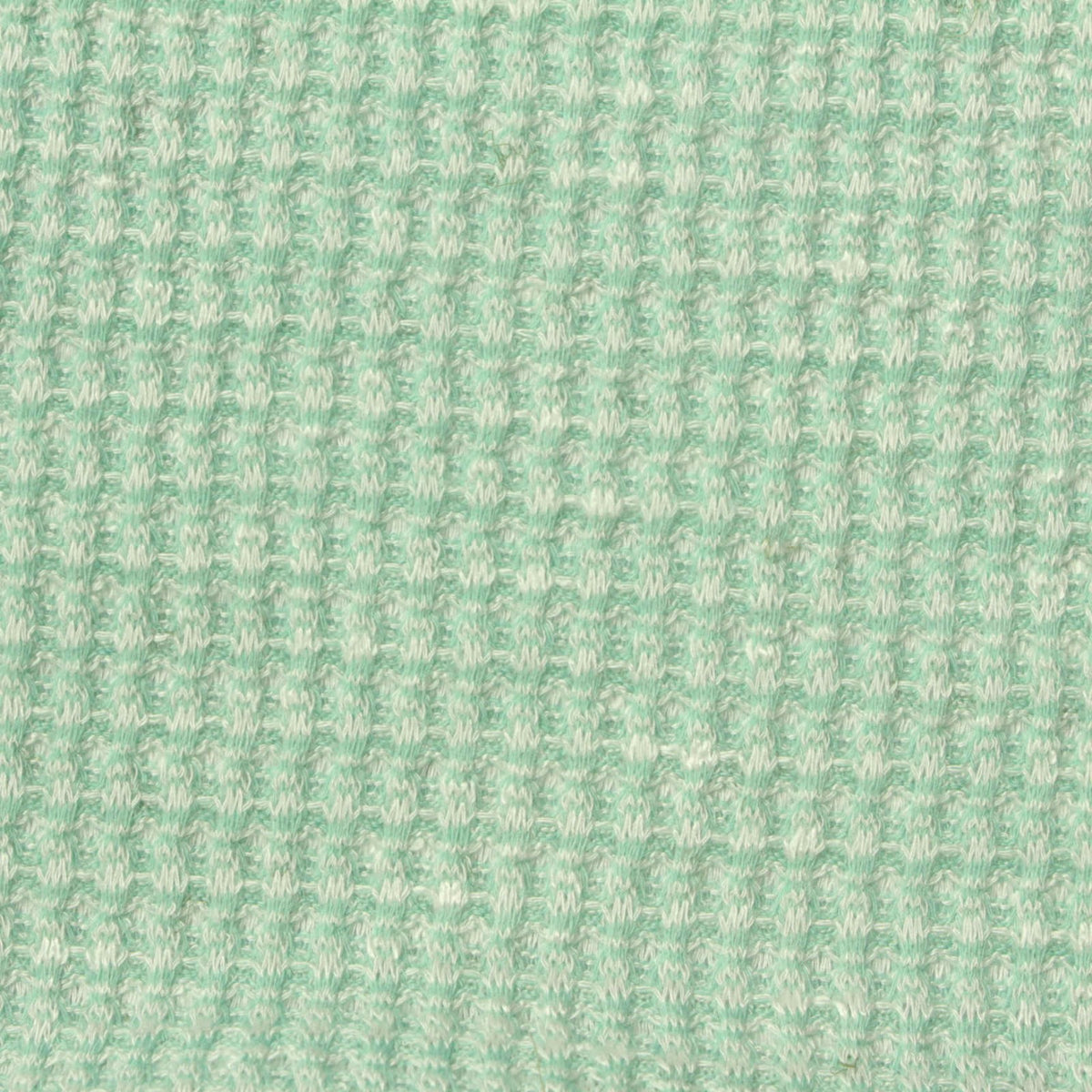 Polyester Viscose Stretch Waffle Knit Fabric, 230 gsm, 155 cm — Green