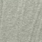 Light Grey Marl Rib Knit, Cotton-Poly