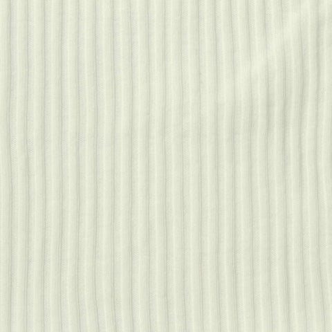 Cotton Polyester Rib Knit Fabric, 187 gsm, 150 cm — White
