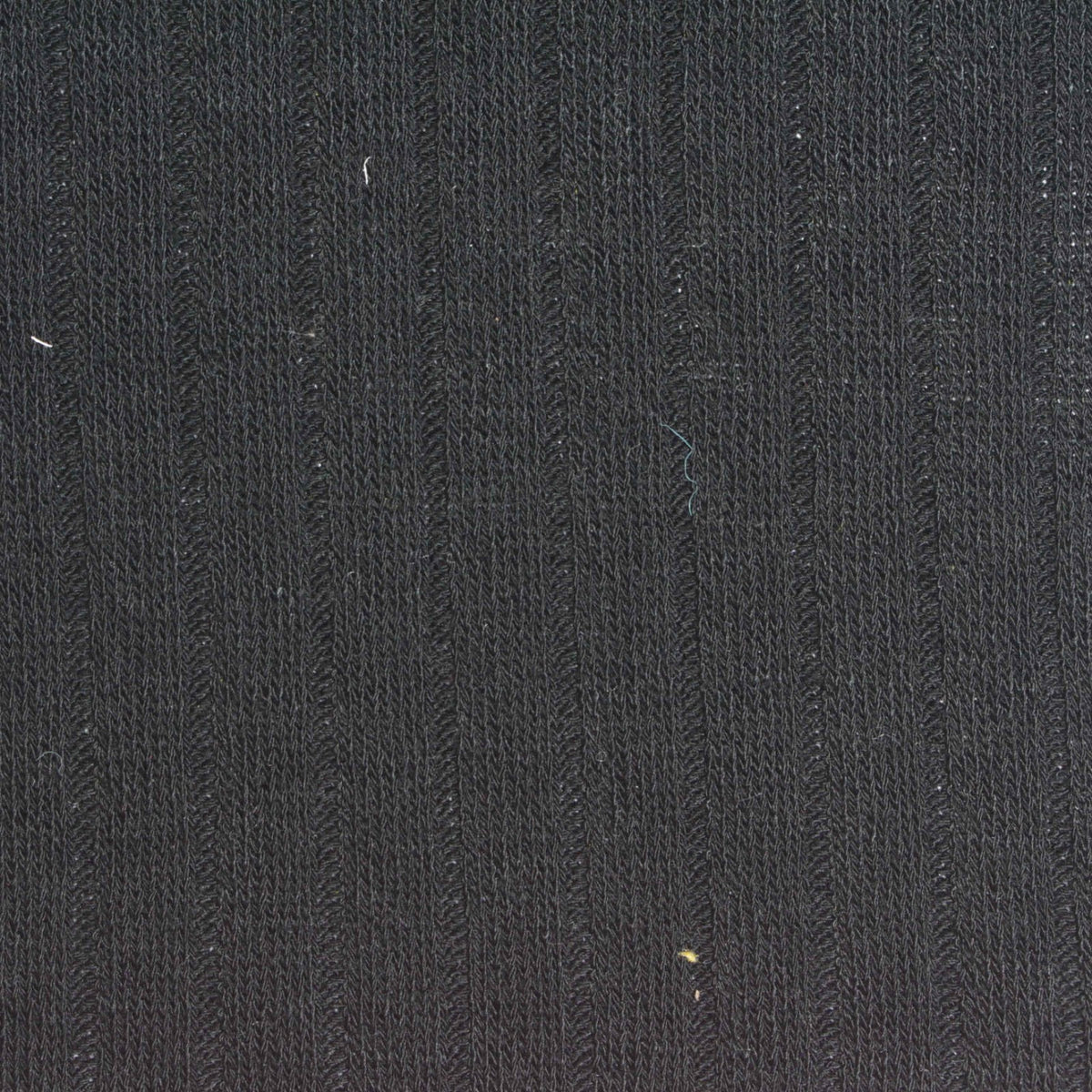 Polyester Viscose Stretch Rib Knit Fabric, 217 gsm, 165 cm — Black